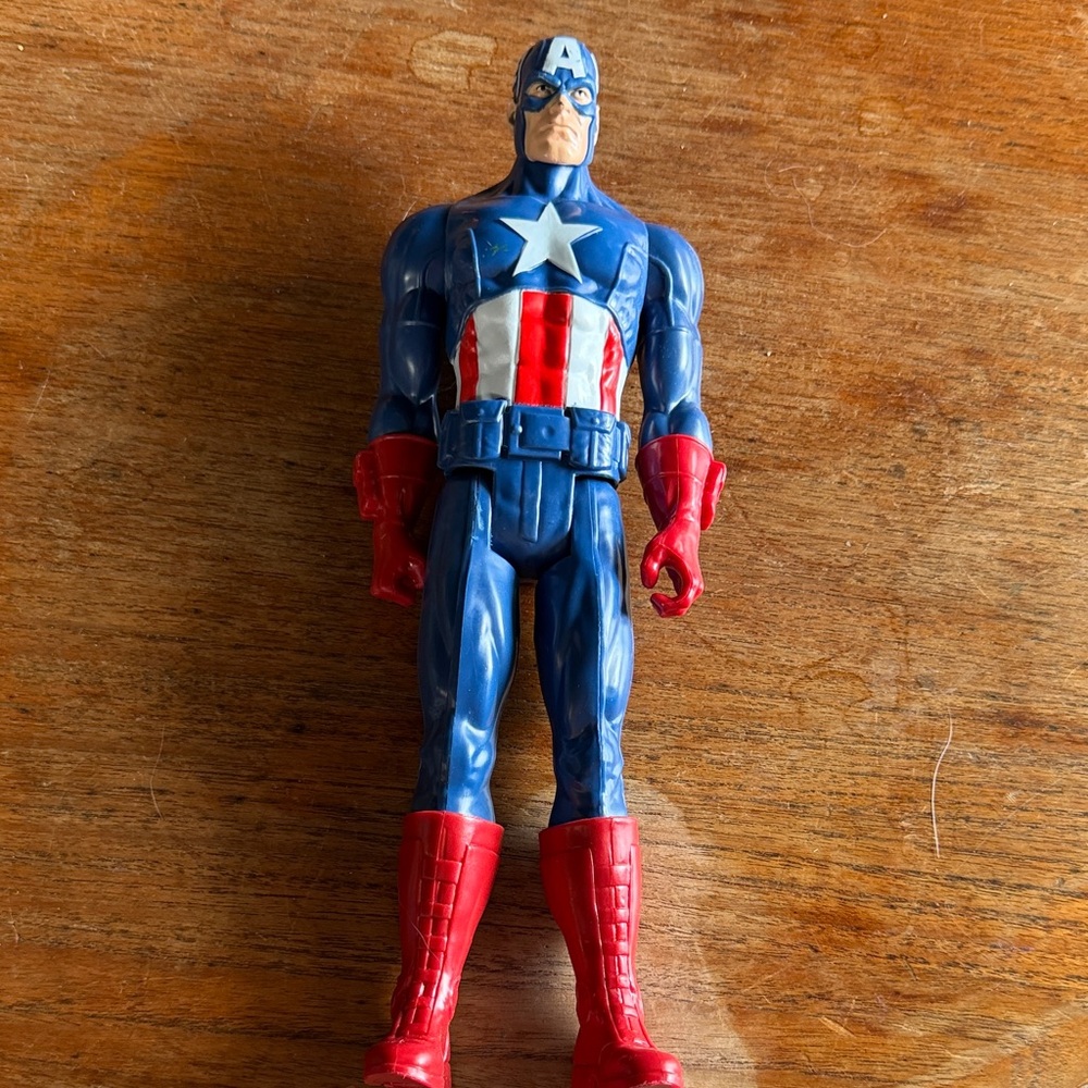 2013 Captain America Figure Only 12" Hasbro Titan Hero Series Avengers Marvel